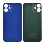 Back Glass Cover with Adhesive for iPhone 12 mini - Blue(No Logo/ Big Hole)