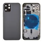 Back Housing with Small Parts Pre-installed for iPhone 12 Pro (for America Version)(No Logo)