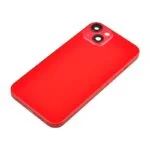 Back Housing with Small Parts Pre-installed for iPhone 13 (for America Version)(No Logo) - Red