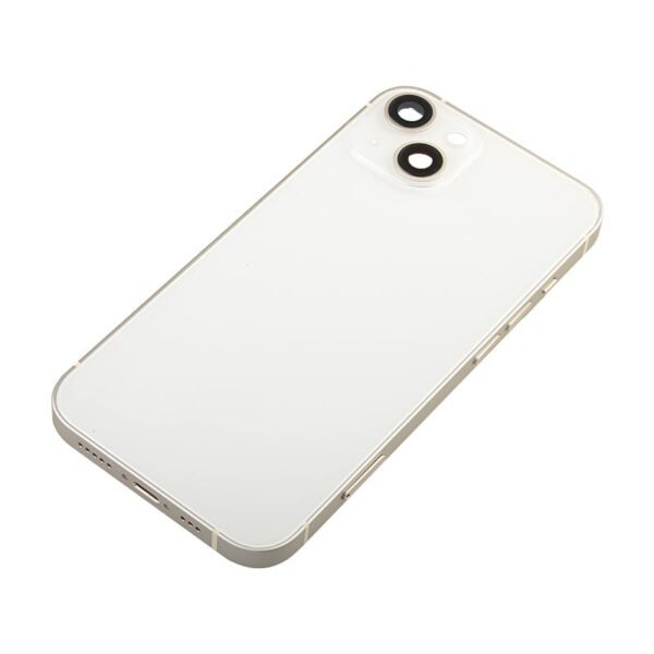 Back Housing with Small Parts Pre-installed for iPhone 13 (for America Version)(No Logo) - Starlight