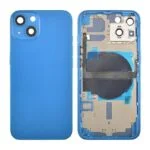 Back Housing with Small Parts Pre-installed for iPhone 13 (for America Version)(No Logo) - Blue