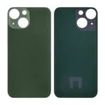 Back Glass Cover with Adhesive for iPhone 13 mini - Green(No Logo/ Big Hole)